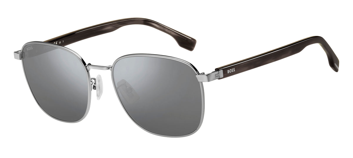 BOSS 1407/F/SK 6LB T4 58 Ruthenium 
Silver Mirror Lenses