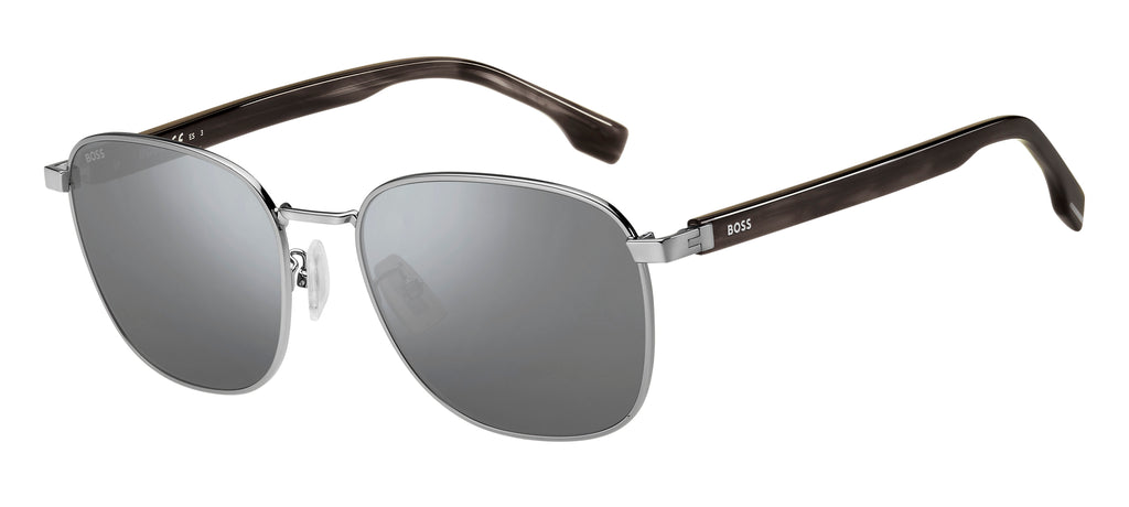 BOSS 1407/F/SK 6LB T4 58 Ruthenium 
Silver Mirror Lenses