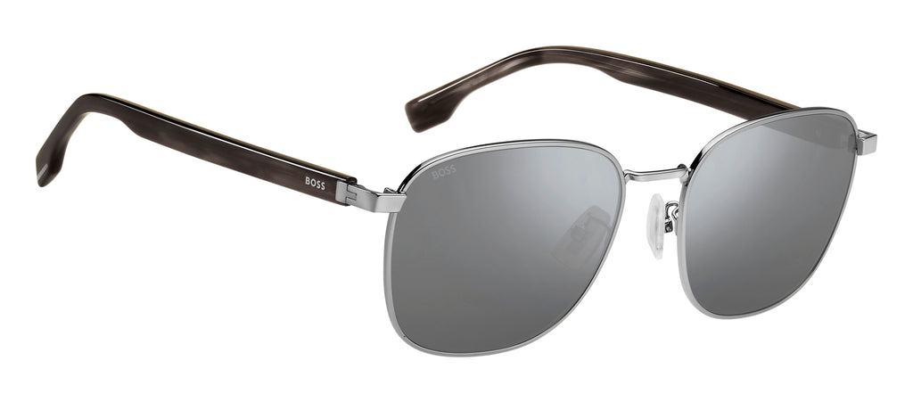 BOSS 1407/F/SK 6LB T4 58 Ruthenium 
Silver Mirror Lenses