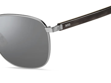 BOSS 1407/F/SK 6LB T4 58 Ruthenium 
Silver Mirror Lenses