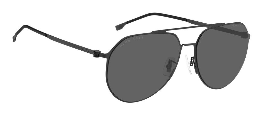 BOSS 1404/F/SK Matte Black Blue/ Grey Polarized