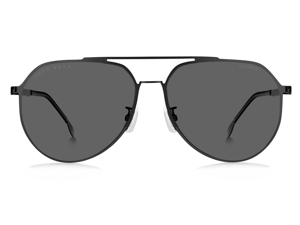 BOSS 1404/F/SK Matte Black Blue/ Grey Polarized