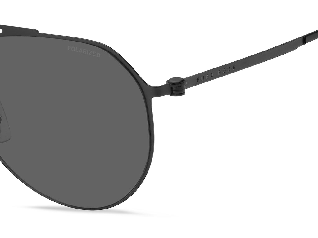BOSS 1404/F/SK Matte Black Blue/ Grey Polarized