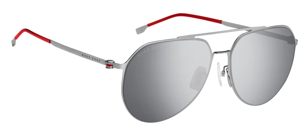 BOSS 1404/F/SK R81 DC 61 Matte Ruthenium 
Extra White Lenses