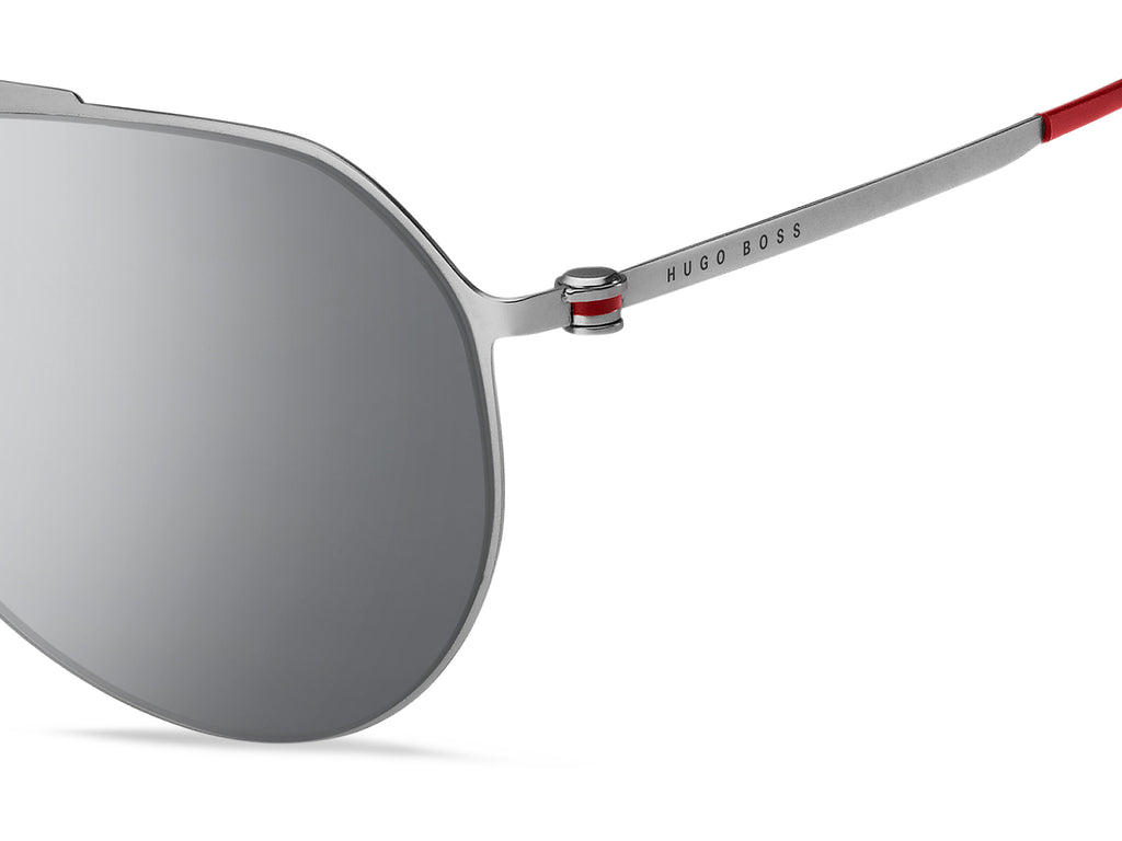 BOSS 1404/F/SK R81 DC 61 Matte Ruthenium 
Extra White Lenses