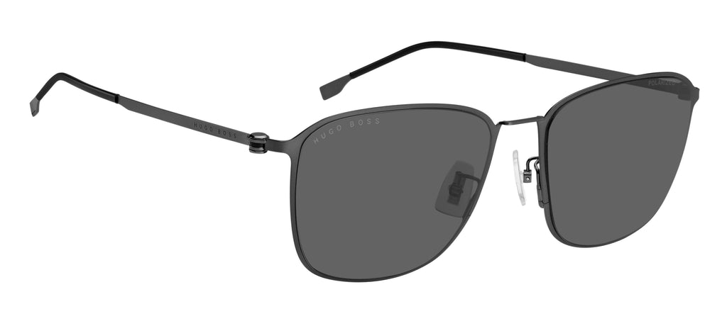 BOSS 1405/F/SK R80 M9 59 Matte Dark Ruthenium 
Grey Polarised Lenses