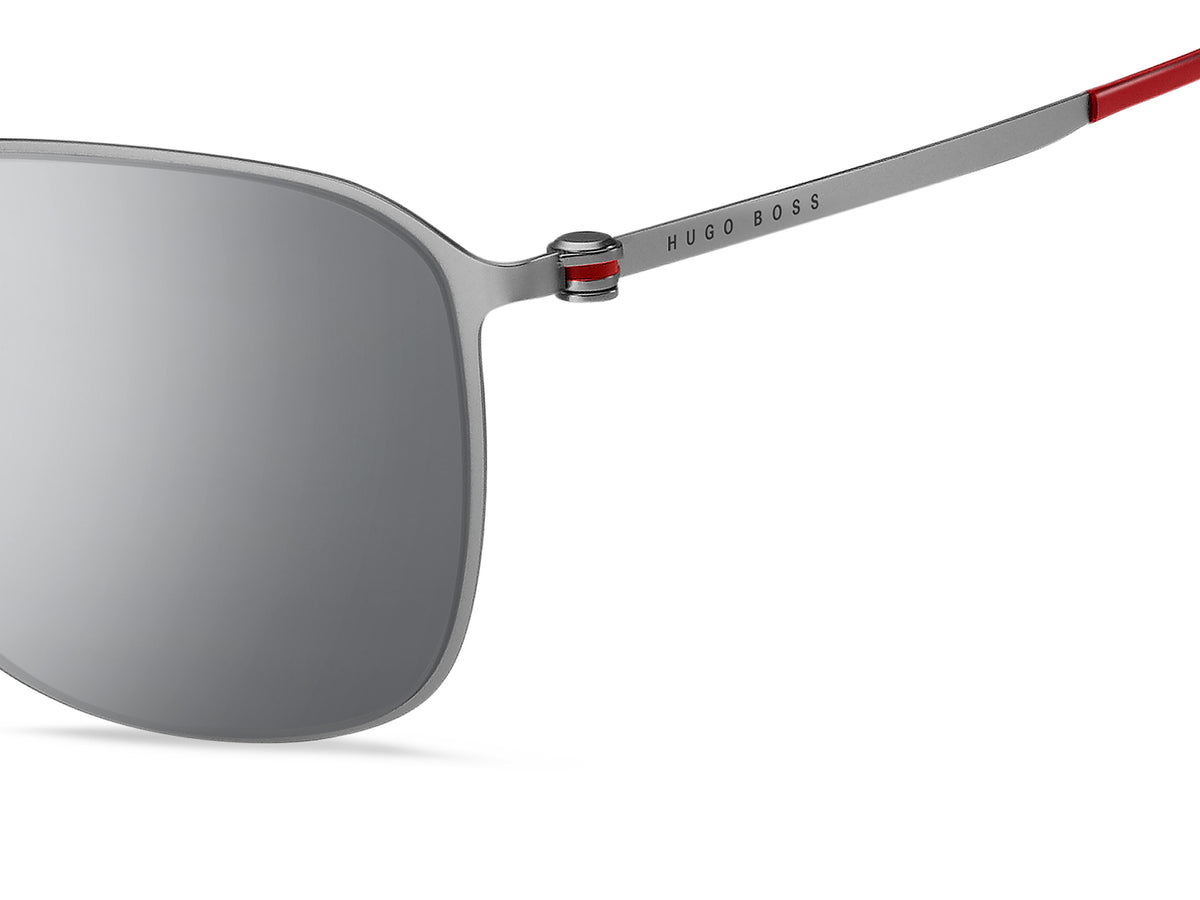 BOSS 1405/F/SK R81 DC 59 Matte Ruthenium 
Extra White Lenses