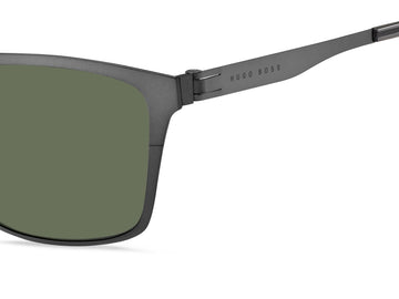 BOSS 1410/F/S R80 QT 60 Matte Dark Ruthenium 
Green Lenses