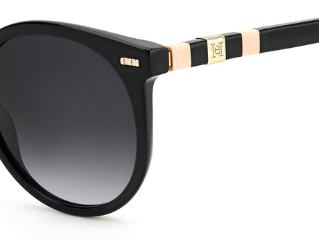 Carolina Herrera CH 0046/S Black Pink/ Dark Grey Shaded Lens