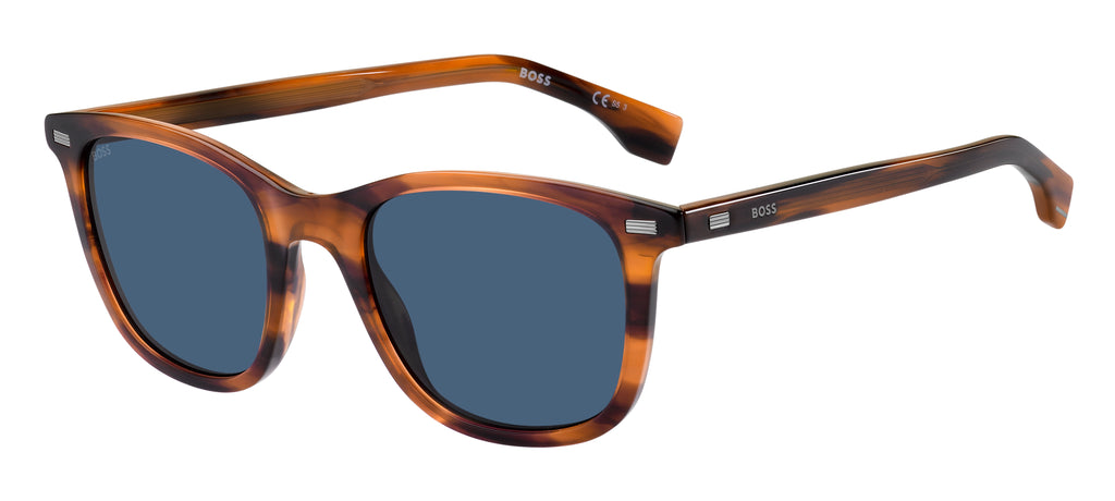 BOSS 1366/S SX7 KU 51 Light Havana 
Blue Avio Lenses