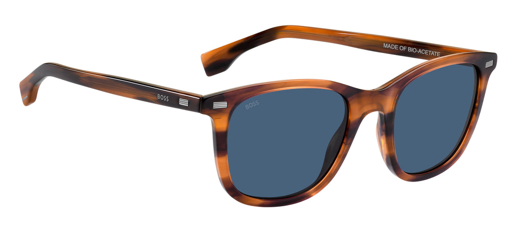 BOSS 1366/S SX7 KU 51 Light Havana 
Blue Avio Lenses