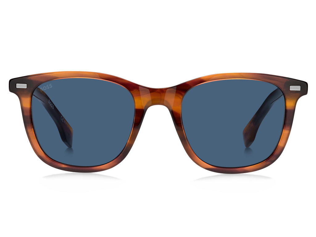 BOSS 1366/S SX7 KU 51 Light Havana 
Blue Avio Lenses