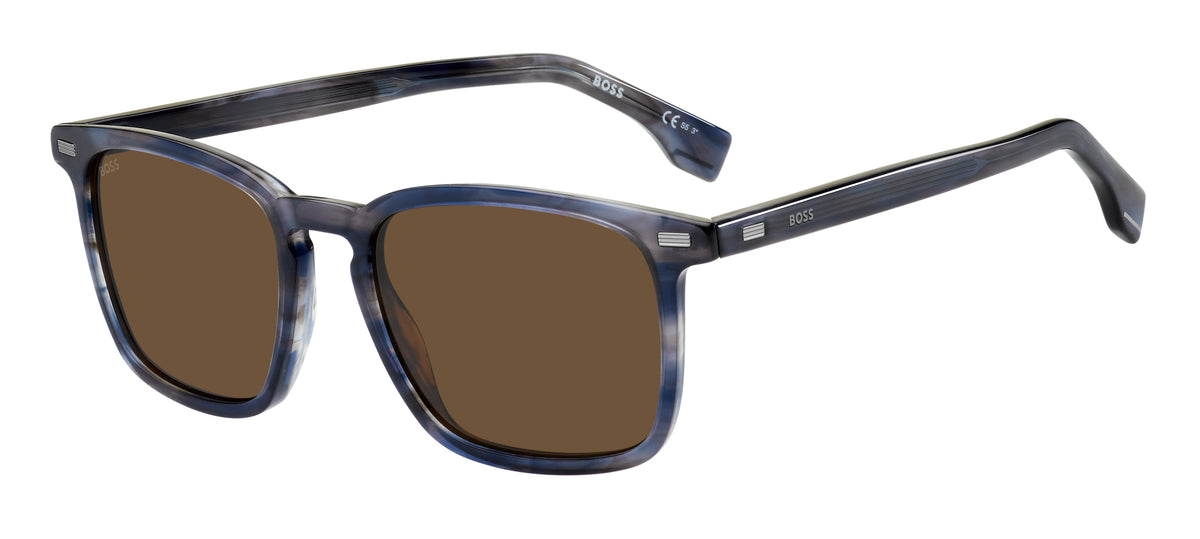 BOSS 1364/S Blue Havana/ Brown