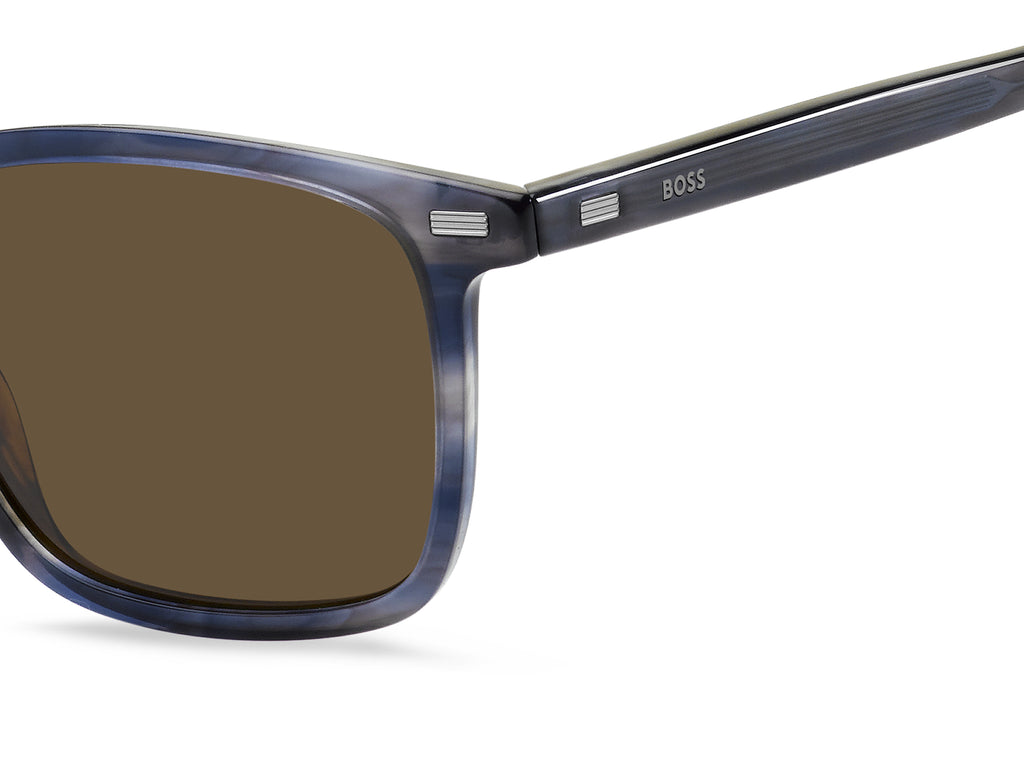 BOSS 1364/S Blue Havana/ Brown