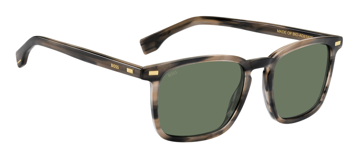 BOSS 1364/S S05 QT 53 Grey Brown 
Green Lenses