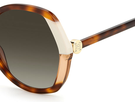 Carolina Herrera CH 0051/S Havana Ivory/ Brown Shaded Lens