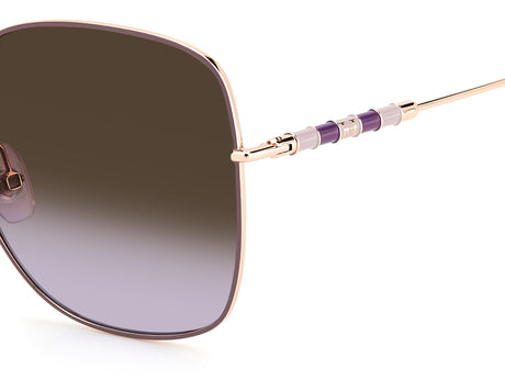 Carolina Herrera CH 0035/S Gold Lilac/ Brown Violet Doubleshade Lens