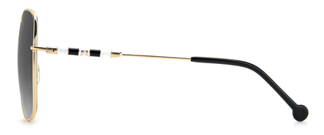 Carolina Herrera CH 0035/S Gold/ Dark Grey Shaded Lens