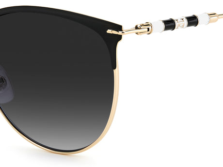 Carolina Herrera CH 0037/S Gold Black_/ Dark Grey Shaded Lens