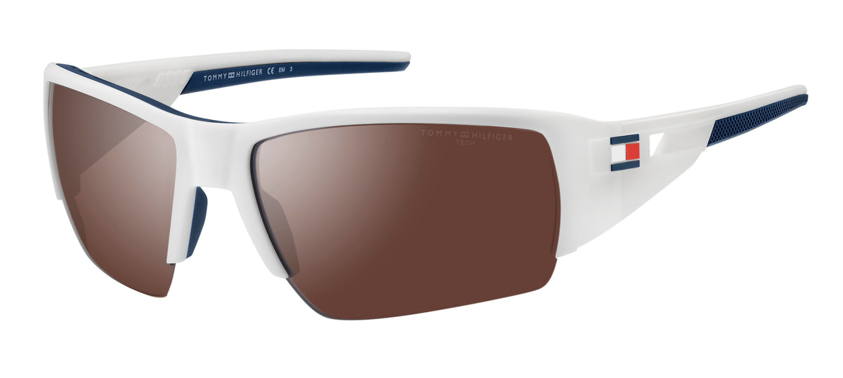 Tommy Hilfiger TH 1910/S Matte White/ Silver Mirror Hightcontrat