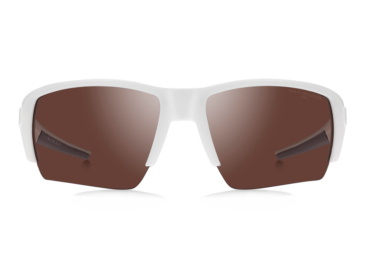 Tommy Hilfiger TH 1910/S Matte White/ Silver Mirror Hightcontrat
