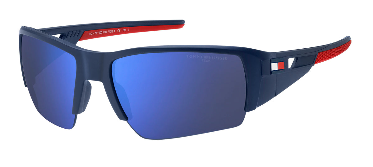 Tommy Hilfiger TH 1910/S Matte Blue/ Blue Multilayer High Contrast Lens