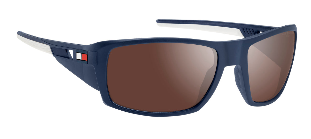 Tommy Hilfiger TH 1911/S Matte Blue/ Silver Mirror Hightcontrat Lens