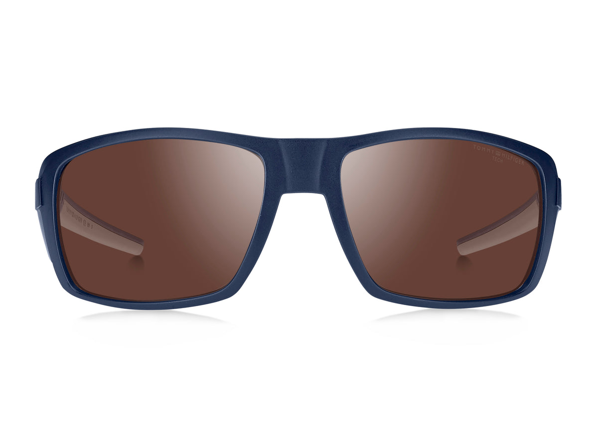 Tommy Hilfiger TH 1911/S Matte Blue/ Silver Mirror Hightcontrat Lens
