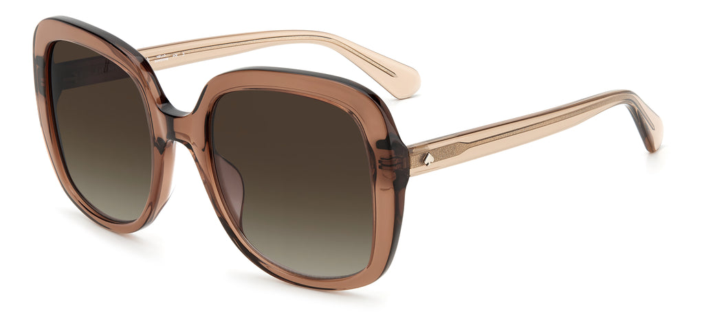 Kate Spade Wenona/G/S 205130 Brown/ Brown Shaded 56 / Plastic / Acetate