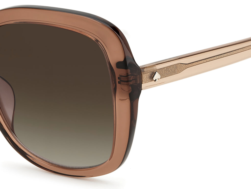 Kate Spade Wenona/G/S 205130 Brown/ Brown Shaded 56 / Plastic / Acetate