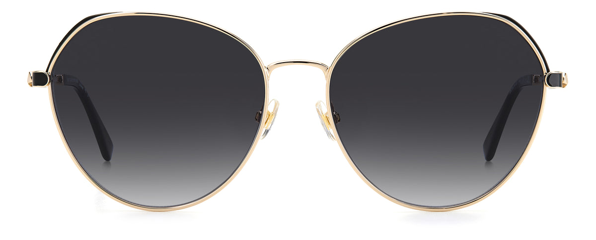 Kate Spade Octavia/G/S 205135 Gold Black_/ Dark Grey Shaded 59 / Plastic / Metal