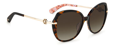 Kate Spade Taliyah/G/S 205136 Havana/ Brown Shaded 57 / Plastic / Acetate