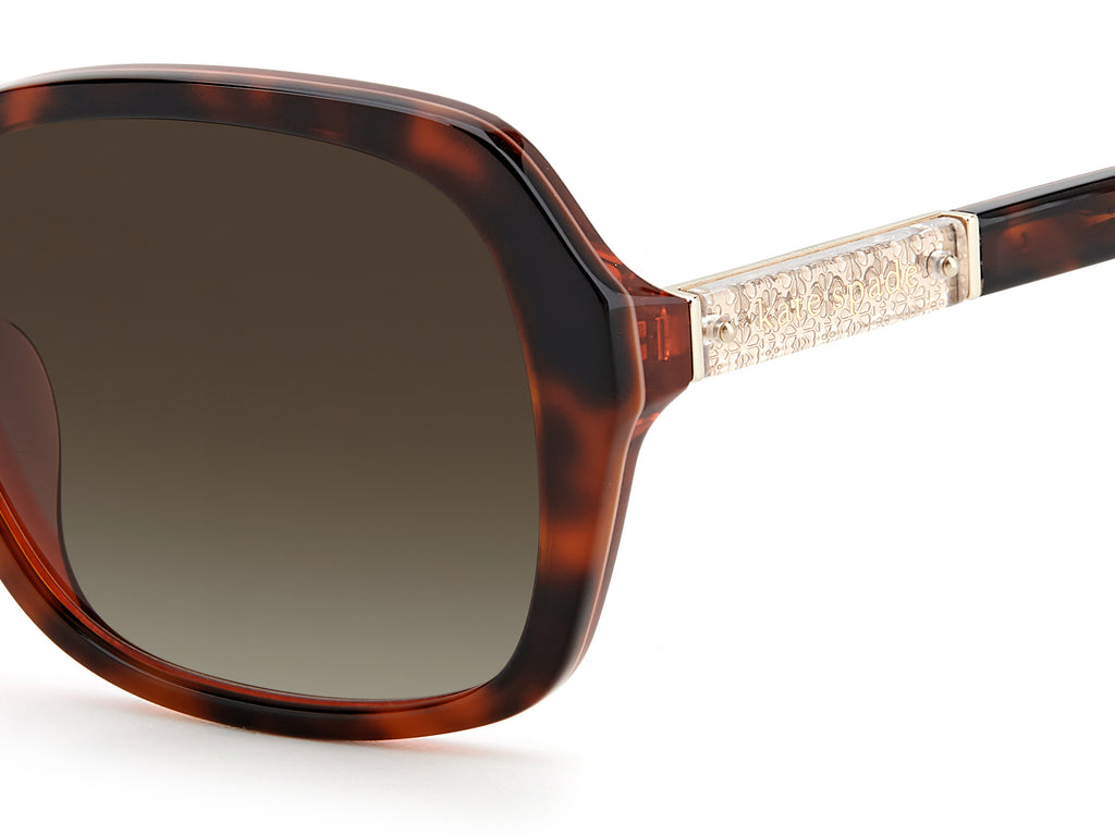 Kate Spade Yvette/S 205137 Havana Pink/ Brown Shaded 54 / Plastic / Acetate