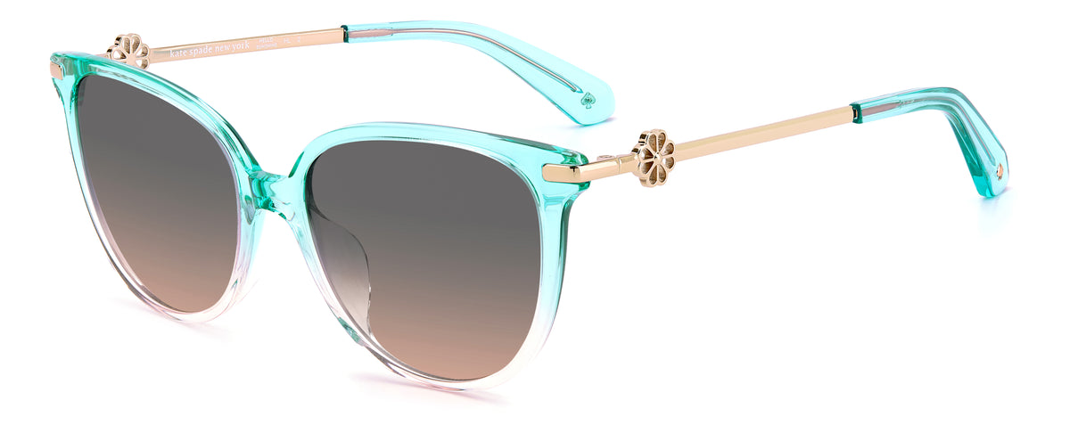 Kate Spade Kristina/G/S 205148 Green Pink/ Grey Fuchsia 54 / Plastic / Acetate