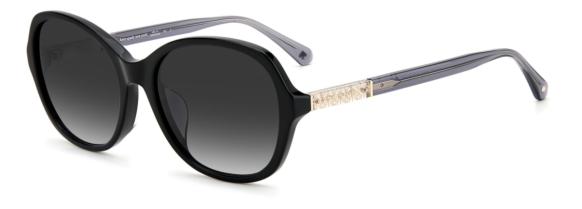 Kate Spade Yara/F/S 205149 Gold Black_/ Dark Grey Shaded 59 / Plastic / Metal