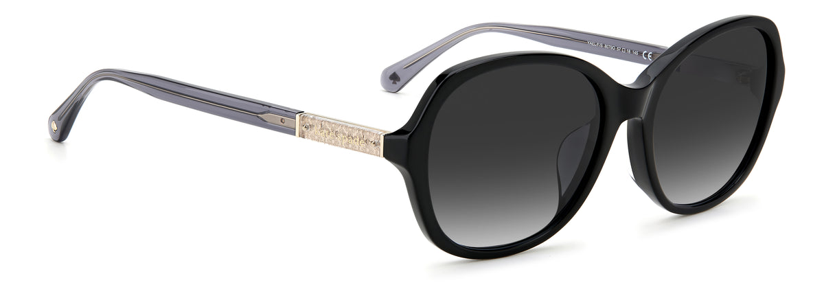 Kate Spade Yara/F/S 205149 Gold Black_/ Dark Grey Shaded 59 / Plastic / Metal