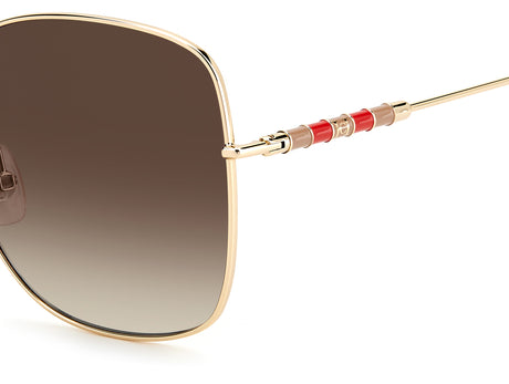 Carolina Herrera CH 0035/S Gold/ Brown Shaded Lens
