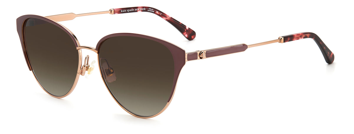 Kate Spade Ianna/G/S 205134 Rose Gold/ Brown Pink Shaded 56 / Plastic / Metal