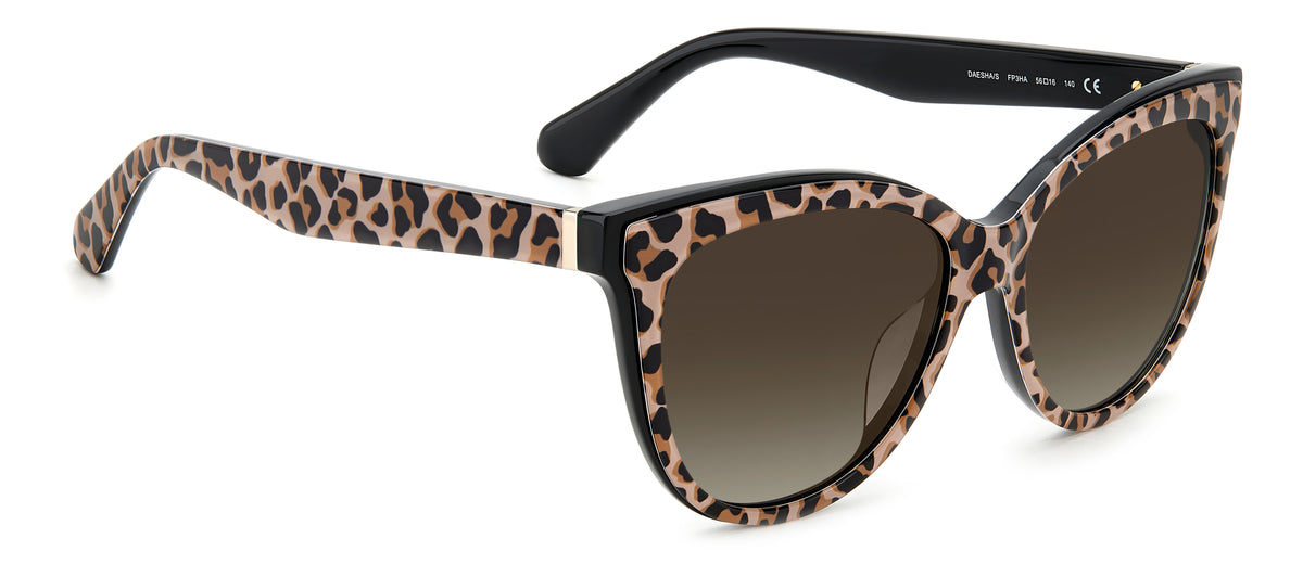 Kate Spade Daesha/S 201192 Black Leopard/ Brown Shaded 56 / Plastic / Acetate