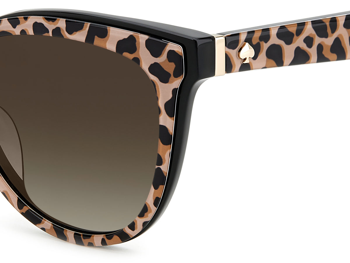 Kate Spade Daesha/S 201192 Black Leopard/ Brown Shaded 56 / Plastic / Acetate