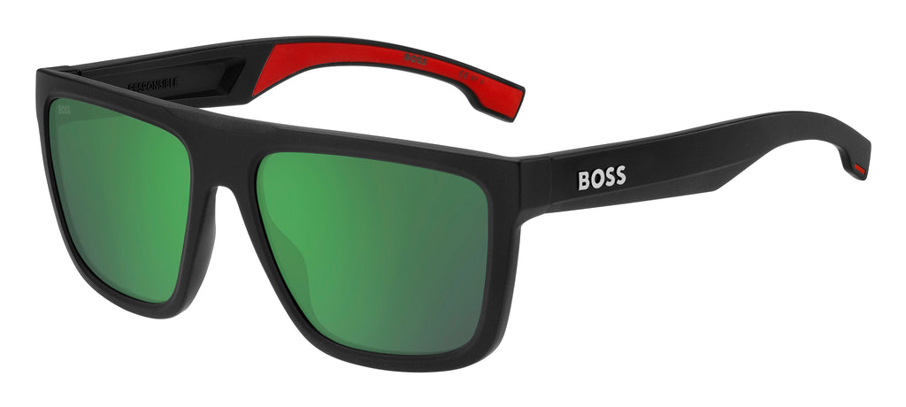 BOSS 1451/S Matte Black Red/ Green Multilayer