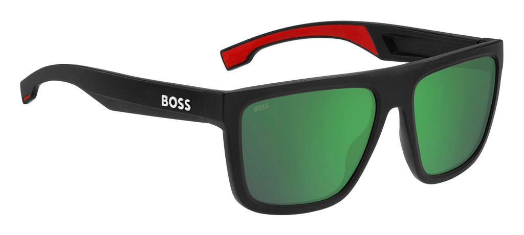 BOSS 1451/S Matte Black Red/ Green Multilayer