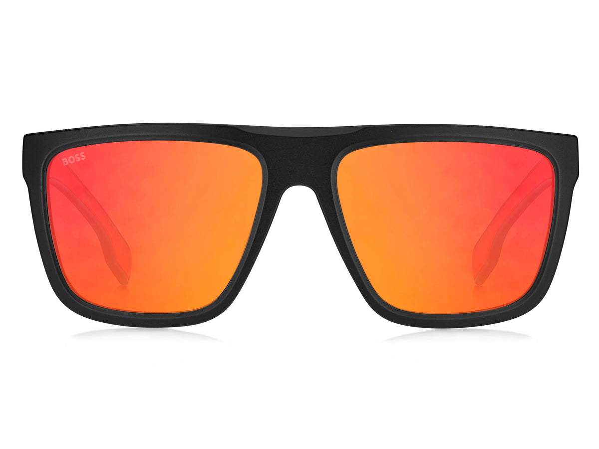 BOSS 1451/S Matte Black Yellow/ Red Multilayer