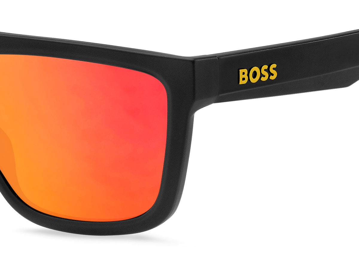 BOSS 1451/S Matte Black Yellow/ Red Multilayer