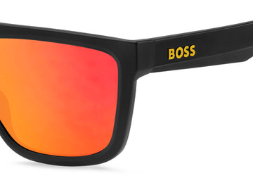 BOSS 1451/S Matte Black Yellow/ Red Multilayer