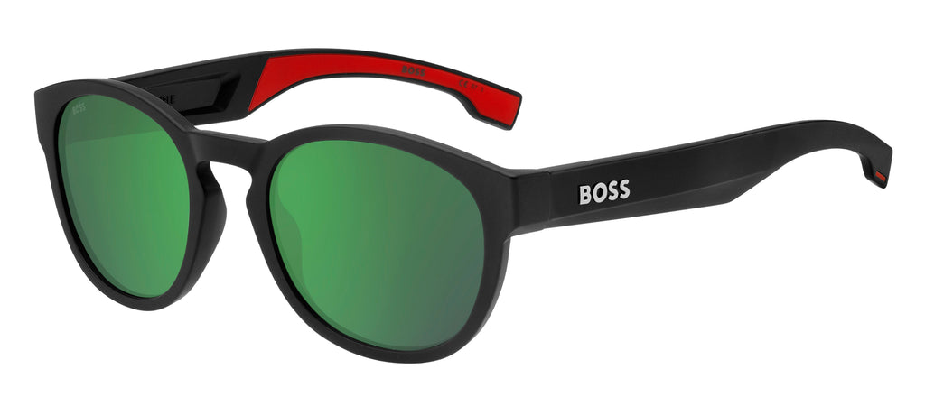BOSS 1452/S Matte Black Red/ Green Multilayer