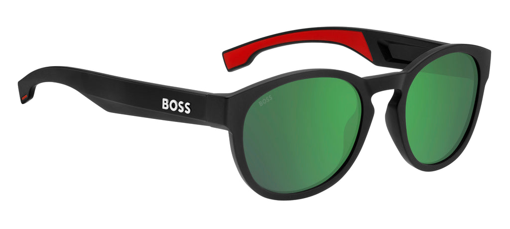 BOSS 1452/S Matte Black Red/ Green Multilayer