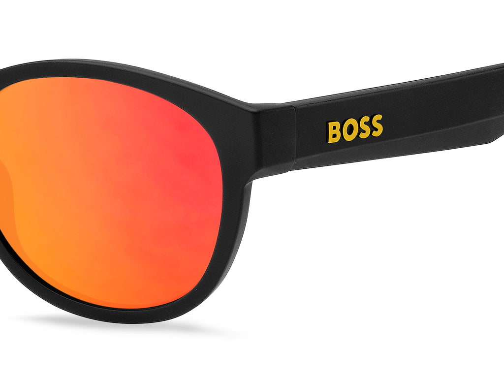 BOSS 1452/S Matte Black Yellow/ Red Multilayer