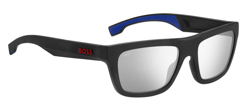 BOSS 1450/S Matte Black Blue/ Extra White Multilayer
