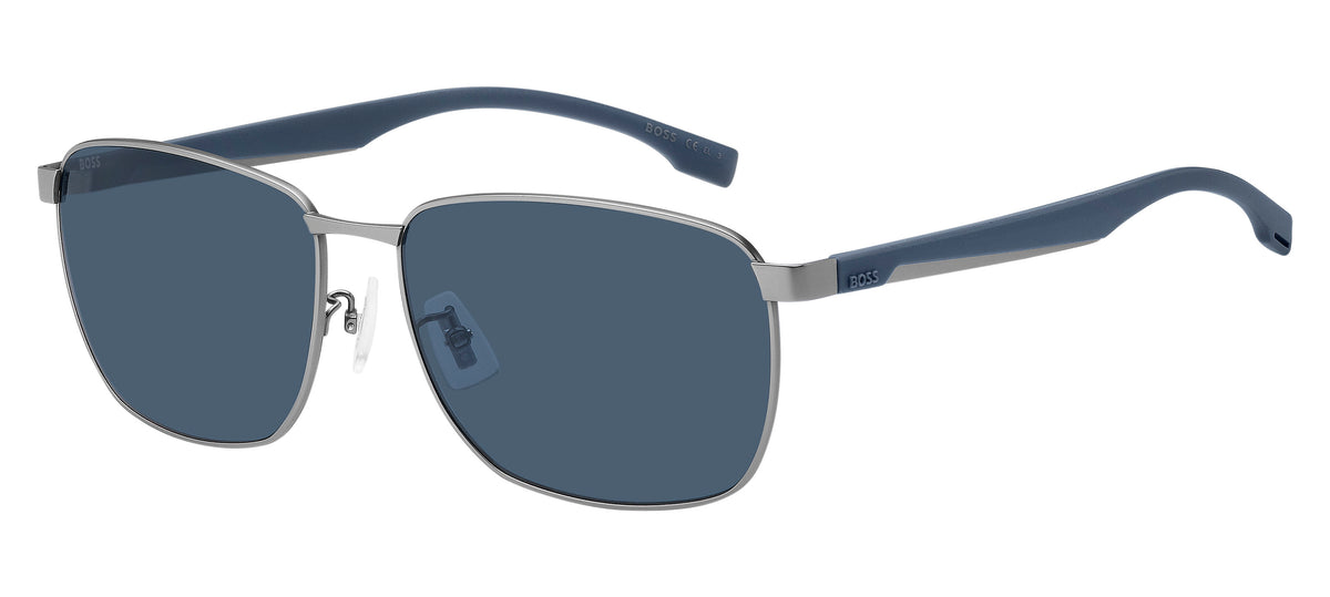 BOSS 1469/F/SK Matte Ruthenium/ Blue